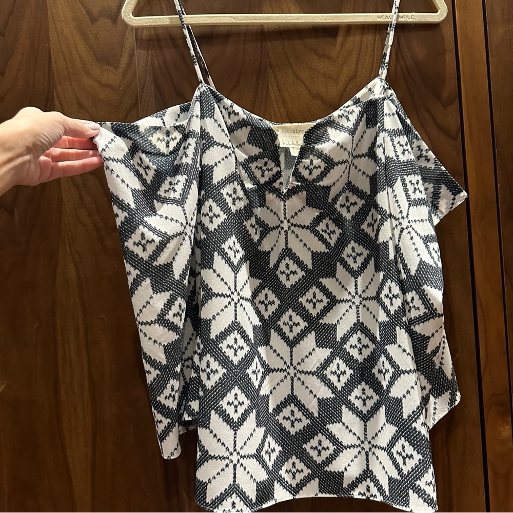 Cold Shoulder Nicole Miller Artelier Blouse